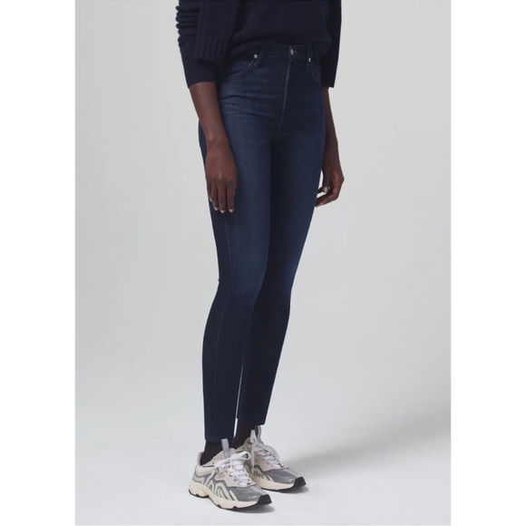 NWT Citizen Of Humanity Chrissy Uber High Rise Skinny Jeans - Picture 2 of 12